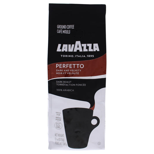 Perfetto Espresso Roast Ground Coffee by Lavazza for Unisex - 12 oz Coffee