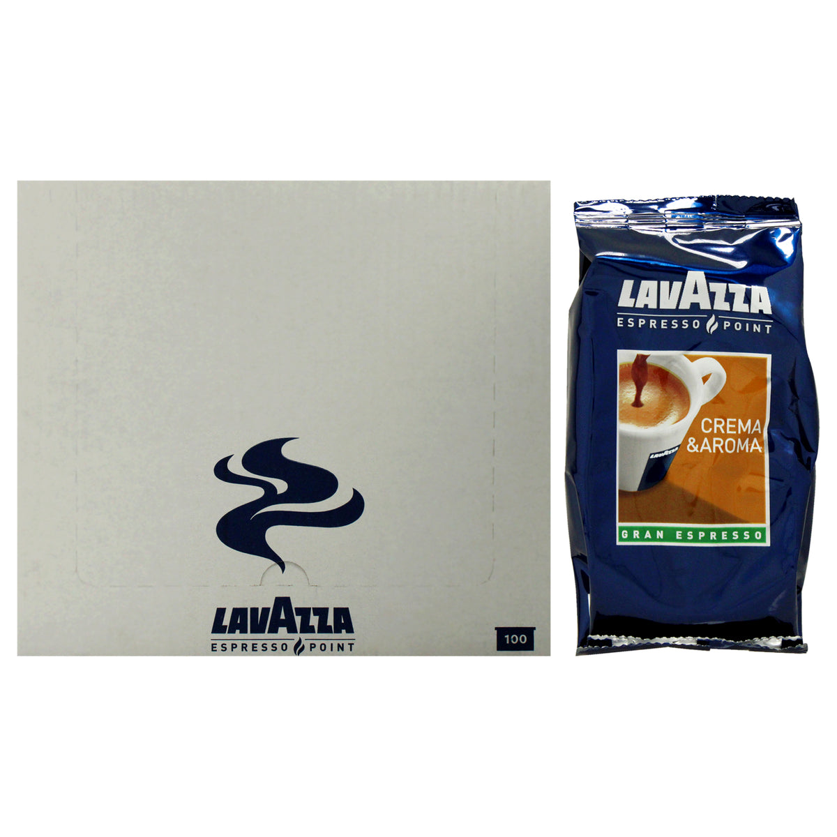 Espresso Point Crema and Aroma Coffee by Lavazza for Unisex - 100 Pods Coffee