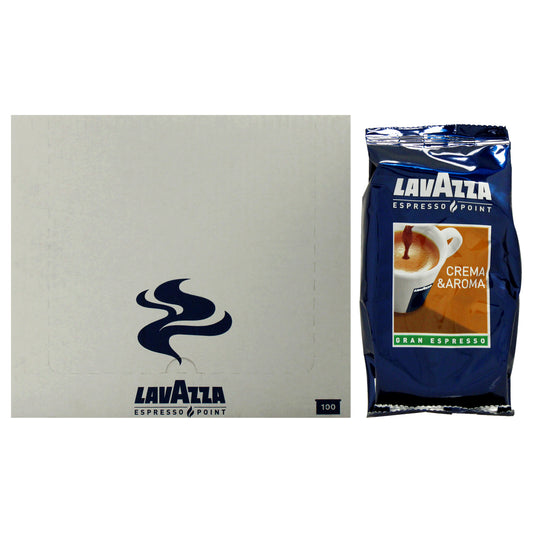 Espresso Point Crema and Aroma Coffee by Lavazza for Unisex - 100 Pods Coffee