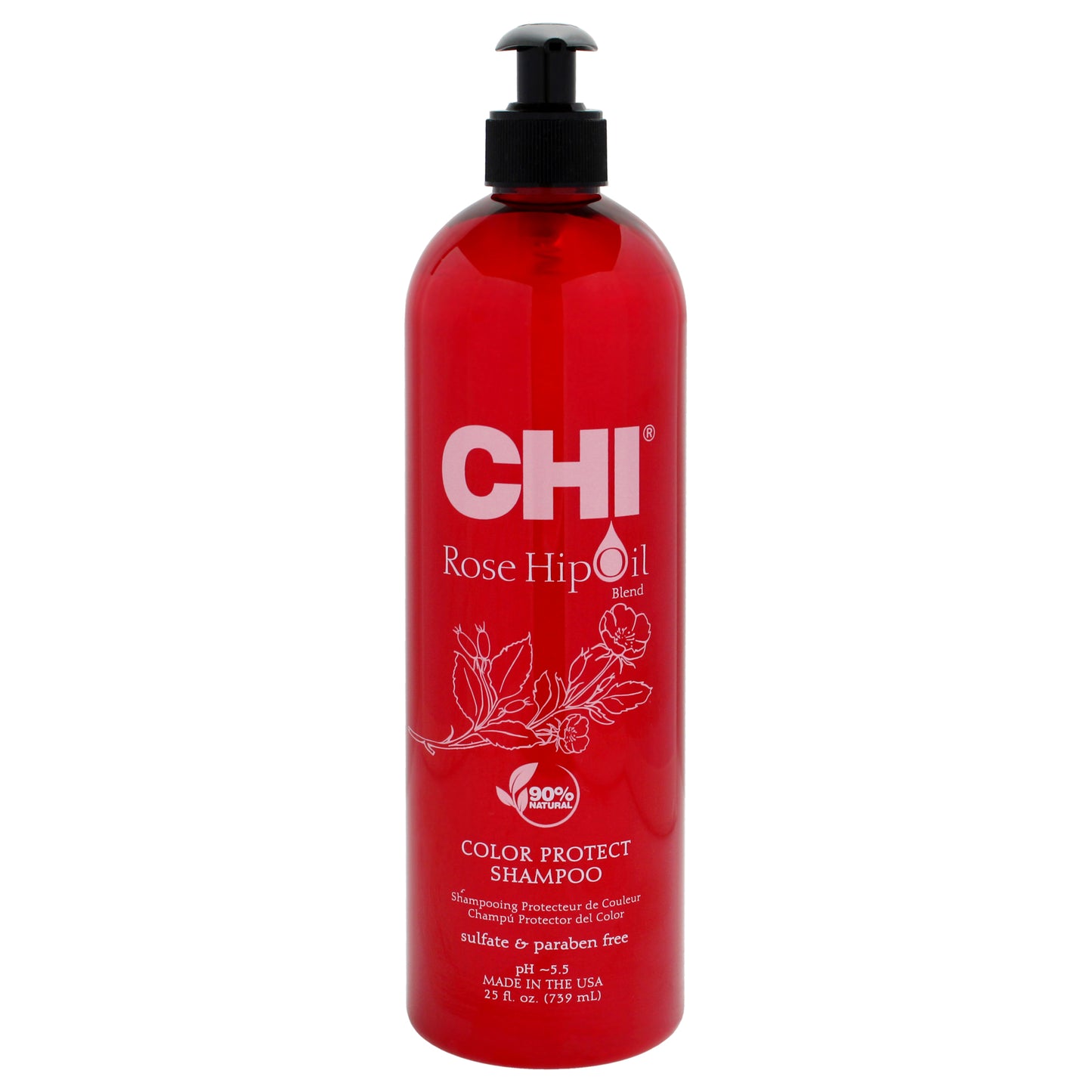 Rose Hip Oil Color Protect Shampoo by CHI for Unisex - 25 oz Shampoo