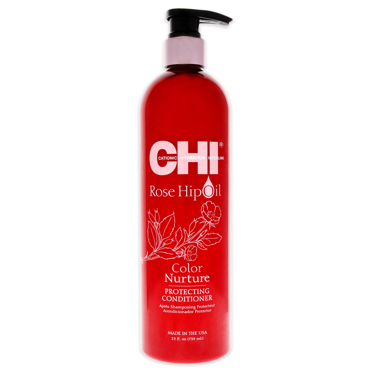 Rose Hip Oil Color Nurture Protecting Conditioner by CHI for Unisex - 25 oz Conditioner