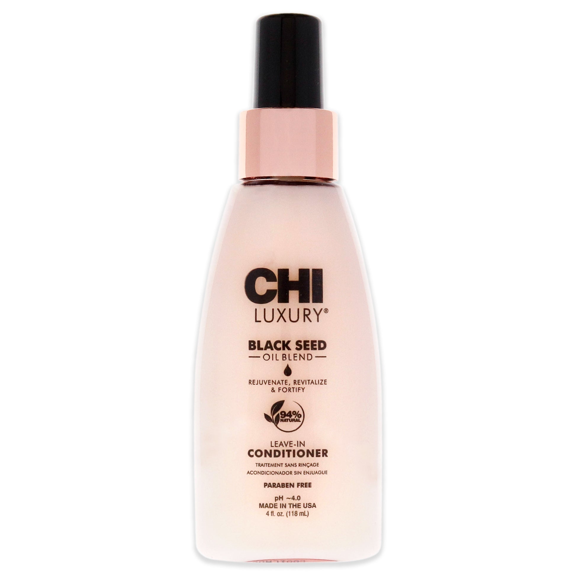 Luxury Black Seed Oil Leave-In Conditioner by CHI for Unisex - 4 oz Conditioner