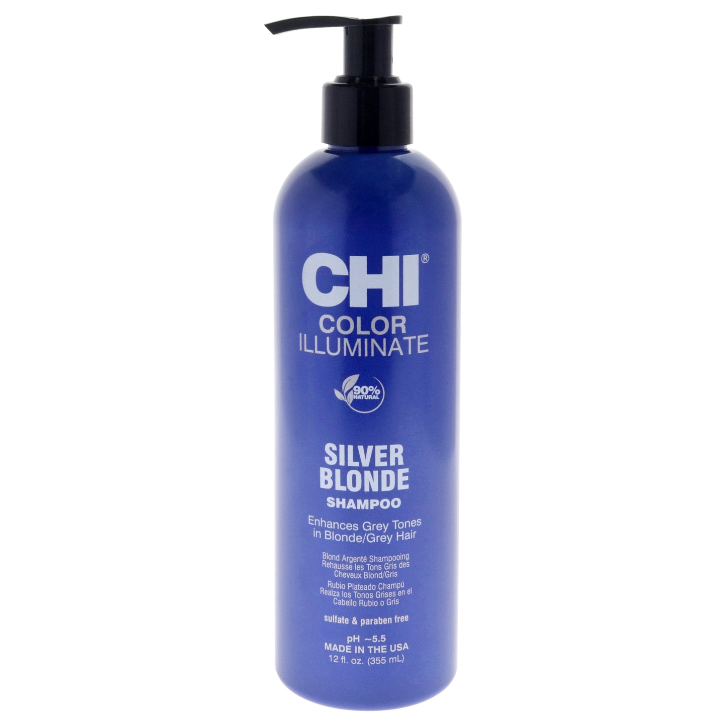 Color Illuminate Shampoo - Silver Blonde by CHI for Unisex - 12 oz Shampoo