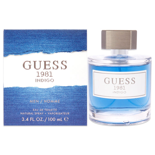 Guess 1981 Indigo by Guess for Men - 3.4 oz EDT Spray
