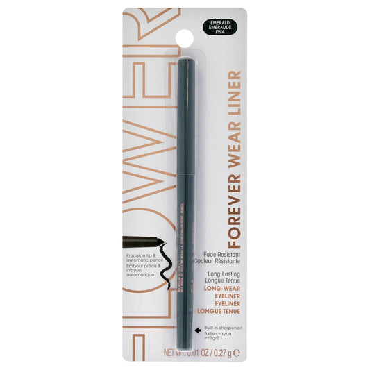 Forever Wear Liner Long-Wear Eyeliner - FW4 Emerald by Flower Beauty for Women - 0.01 oz Eyeliner