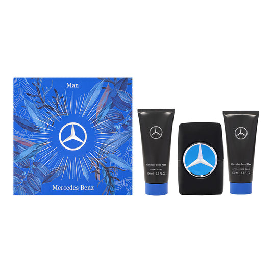 Mercedes-Benz Man by Mercedes-Benz for Men - 3 Pc Gift Set 3.4oz EDT Spray, 3.4oz Shower Gel, 3.4oz After Shave