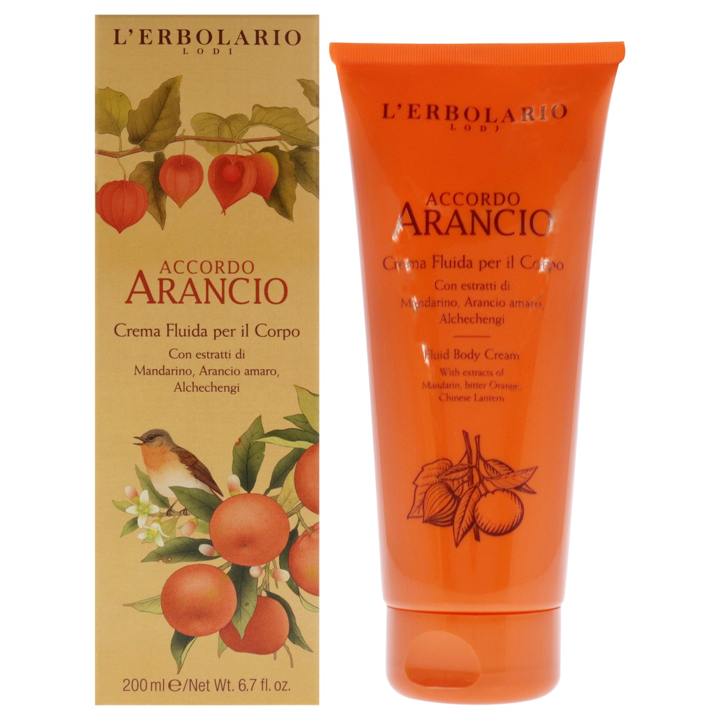 Body Cream - Accordo Arancio by LErbolario for Unisex - 6.7 oz Body Cream