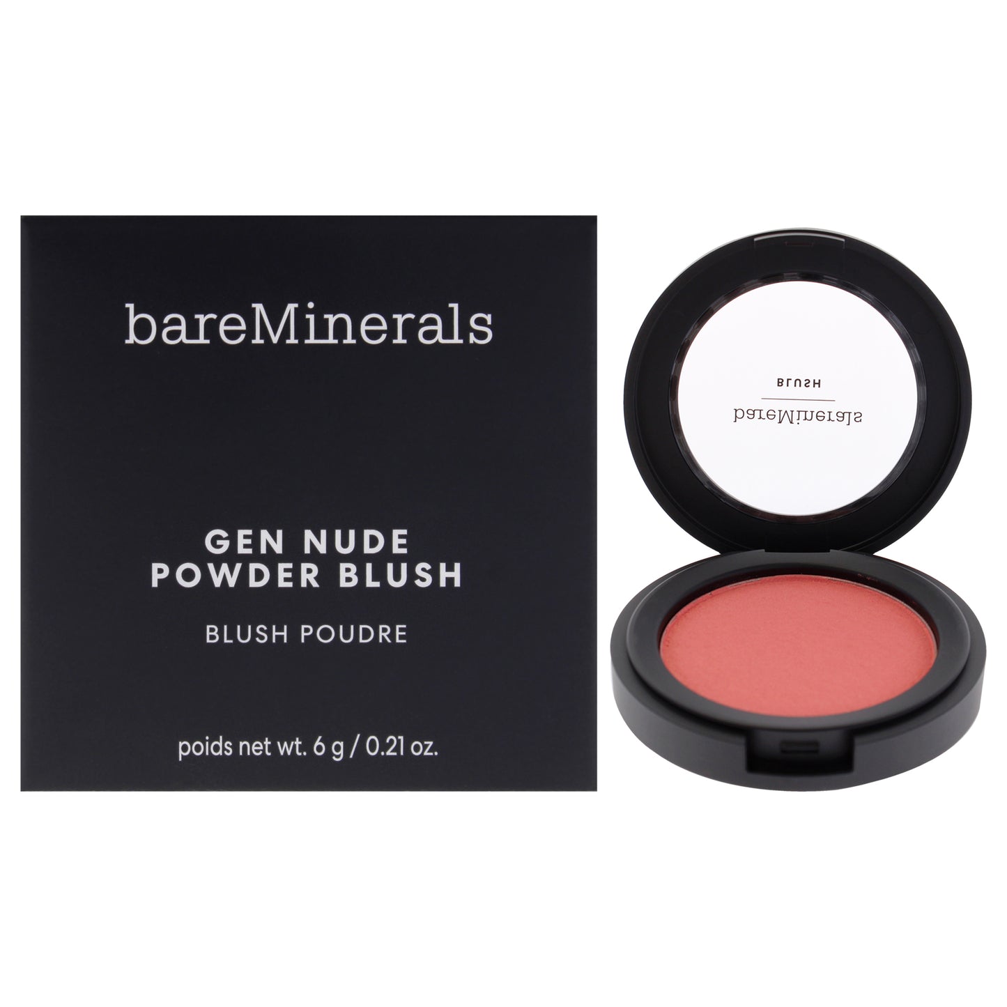 Gen Nude Powder Blush - Pink Me Up by bareMinerals for Women - 0.21 oz Blush