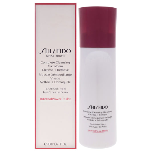 Complete Cleansing Microfoam by Shiseido for Women - 6 oz Cleanser