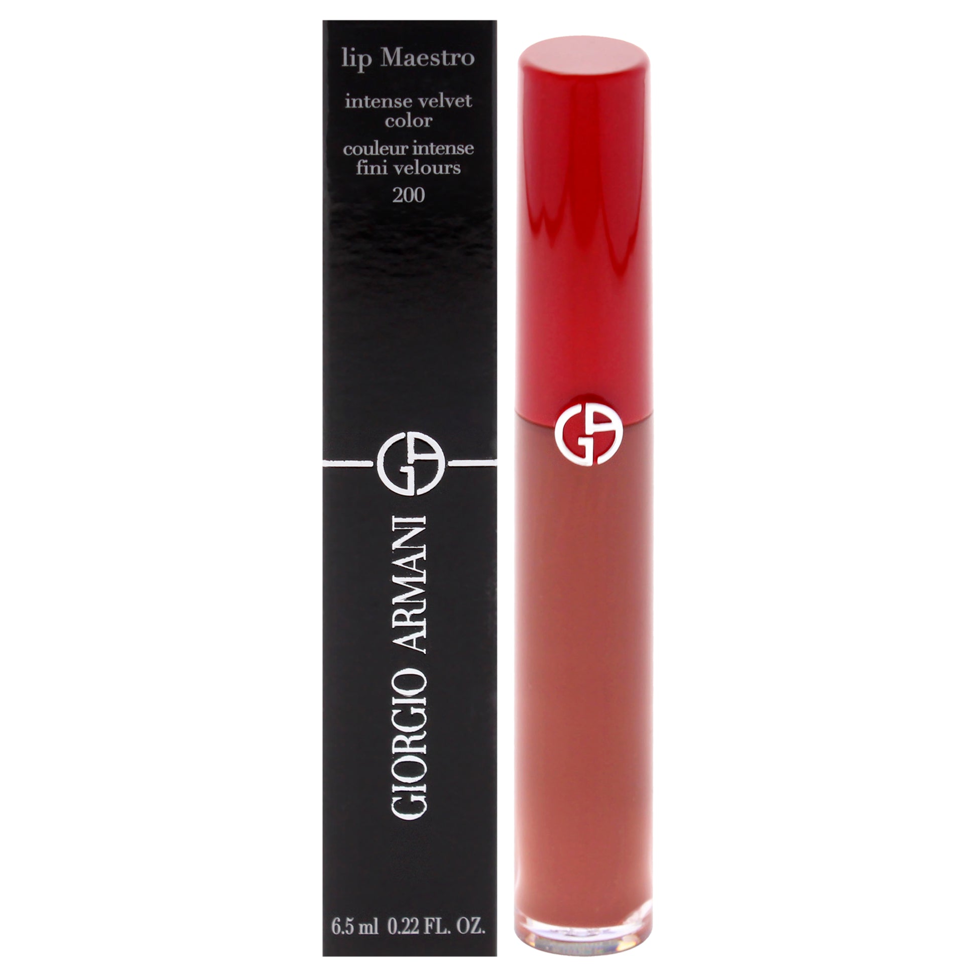 Lip Maestro Intense Velvet Color - 200 Terra by Giorgio Armani for Women - 0.22 oz Lipstick