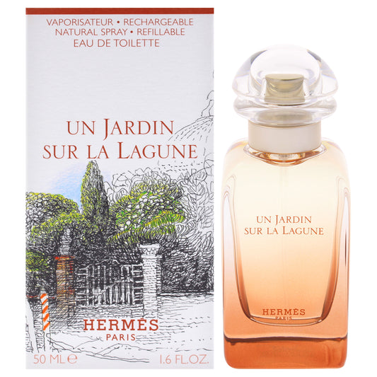 Un Jardin Sur La Lagune by Hermes for Unisex - 1.6 oz EDT Spray (Refillable)