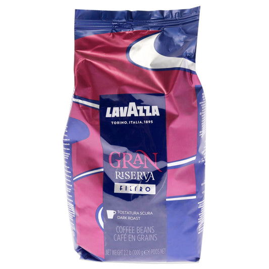 Gran Riserva Filtro Dark Roast Coffee Bean by Lavazza for Unisex - 35.2 oz Coffee