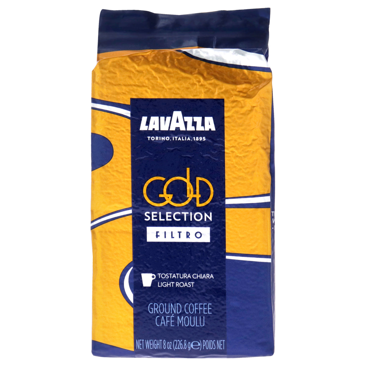 Gold Selection Filtro Light Roast Ground Coffee by Lavazza for Unisex - 8 oz Coffee