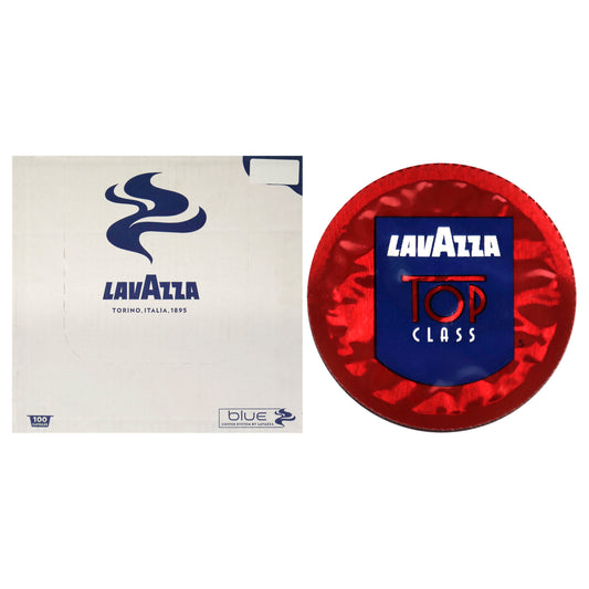 Blue Top Class Roast Ground Coffee Pods by Lavazza for Unisex - 100 Pods Coffee