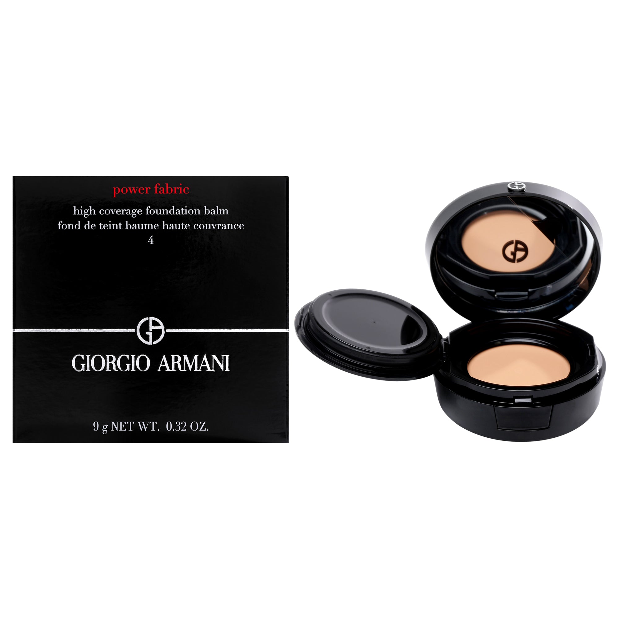 Power Fabric High Coverage Foundation Balm - 04 Deauville by Giorgio Armani for Women - 0.32 oz Foundation