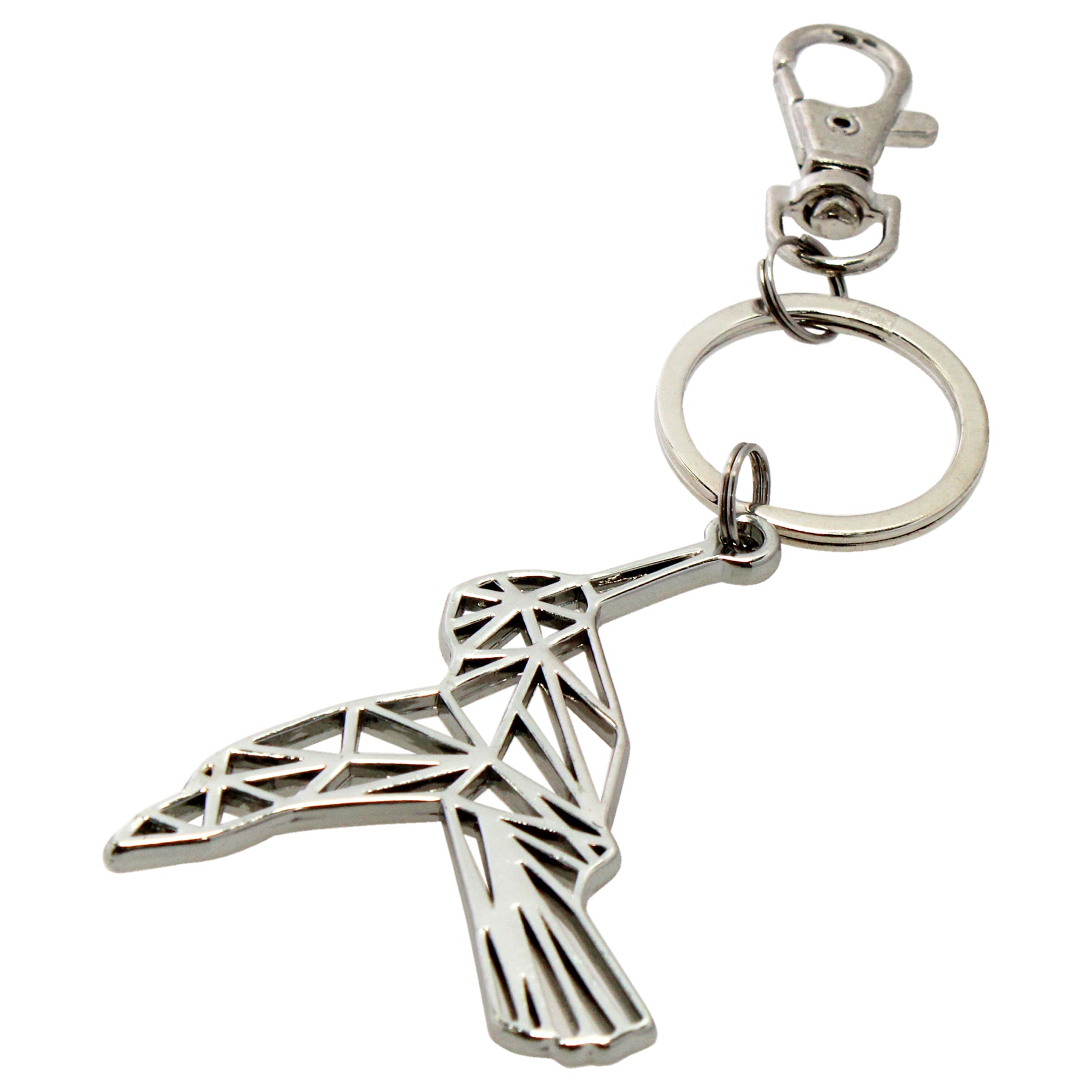 Color-Changing Key Chain Metal Hummingbird - Green by DelSol for Women - 1 Pc Keychain