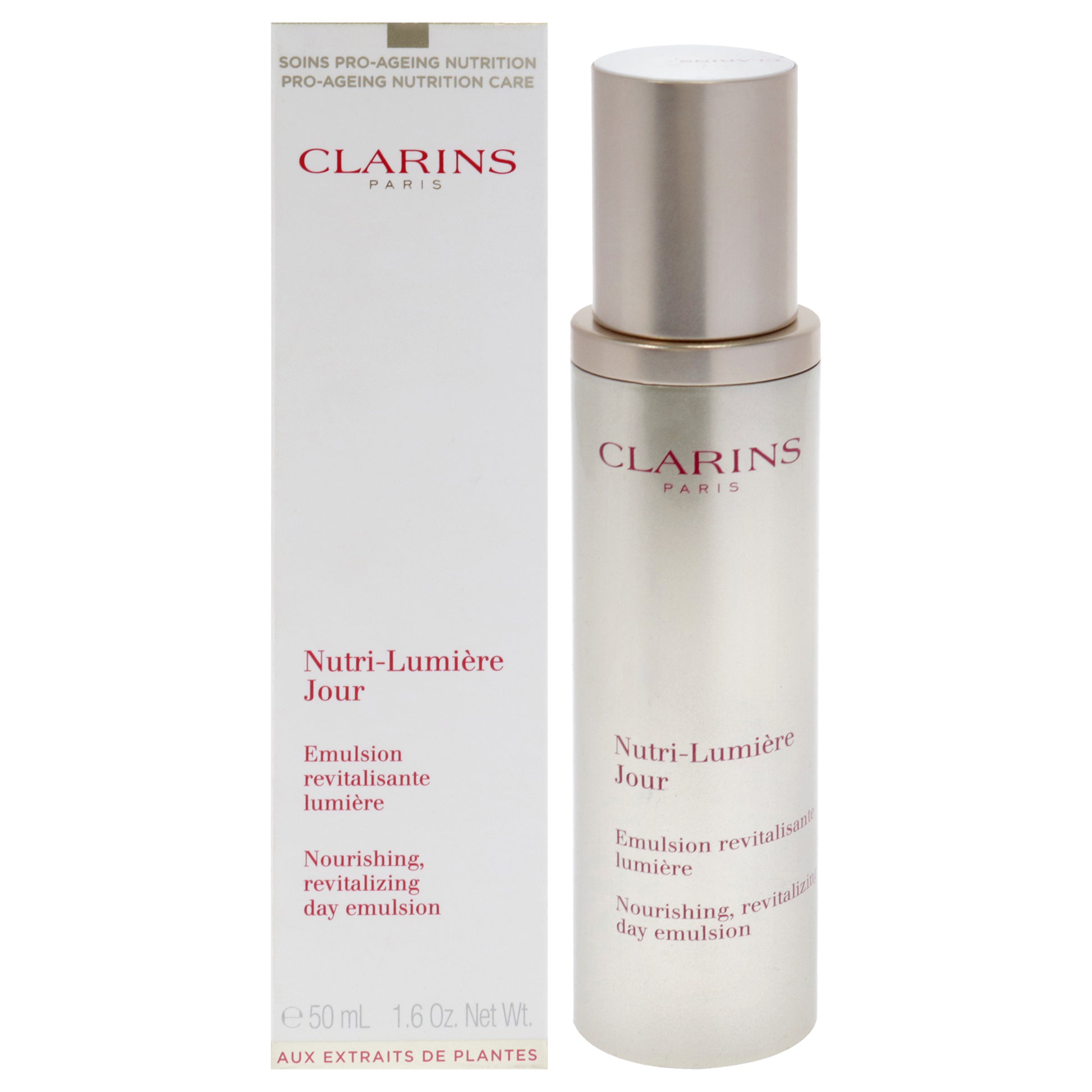 Nutri-Lumiere Day Emulsion by Clarins for Unisex - 1.6 oz Emulsion
