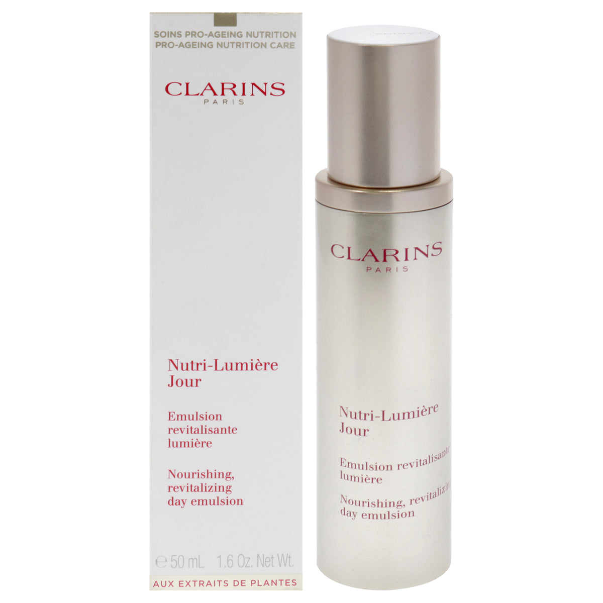 Nutri-Lumiere Day Emulsion by Clarins for Women - 1.6 oz Emulsion