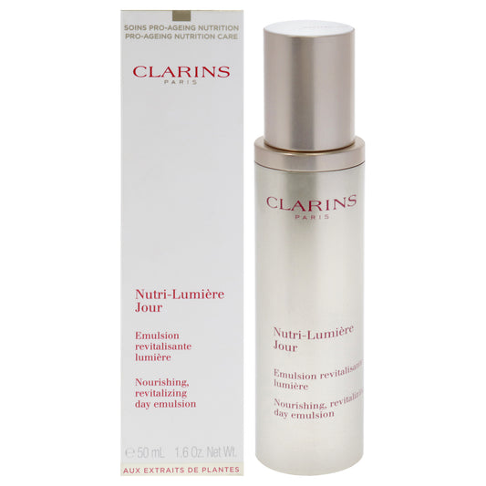 Nutri-Lumiere Day Emulsion by Clarins for Women - 1.6 oz Emulsion