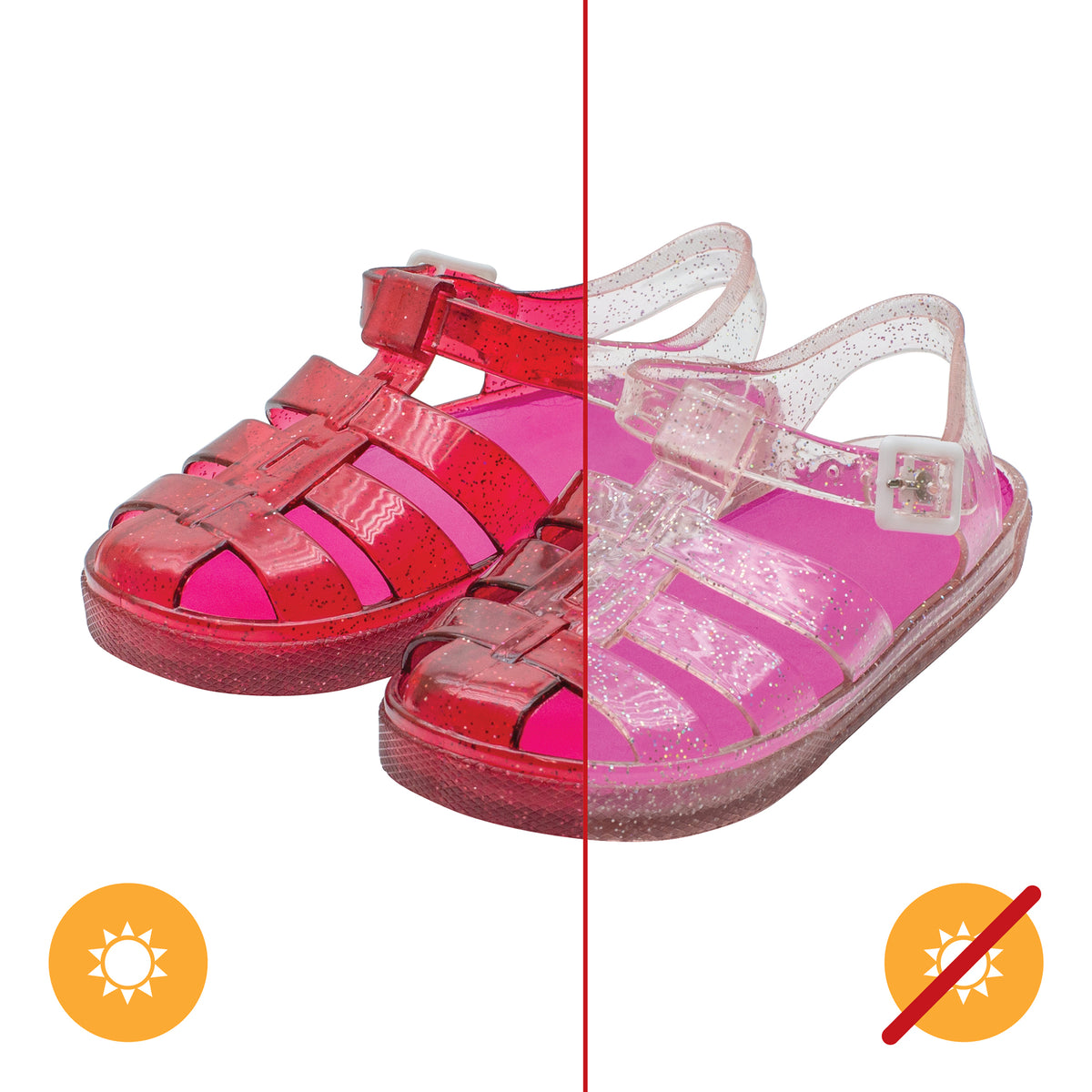 Gladiator Girl Jellies Sandal - 4 Pink by DelSol for Kids - 1 Pair Sandals