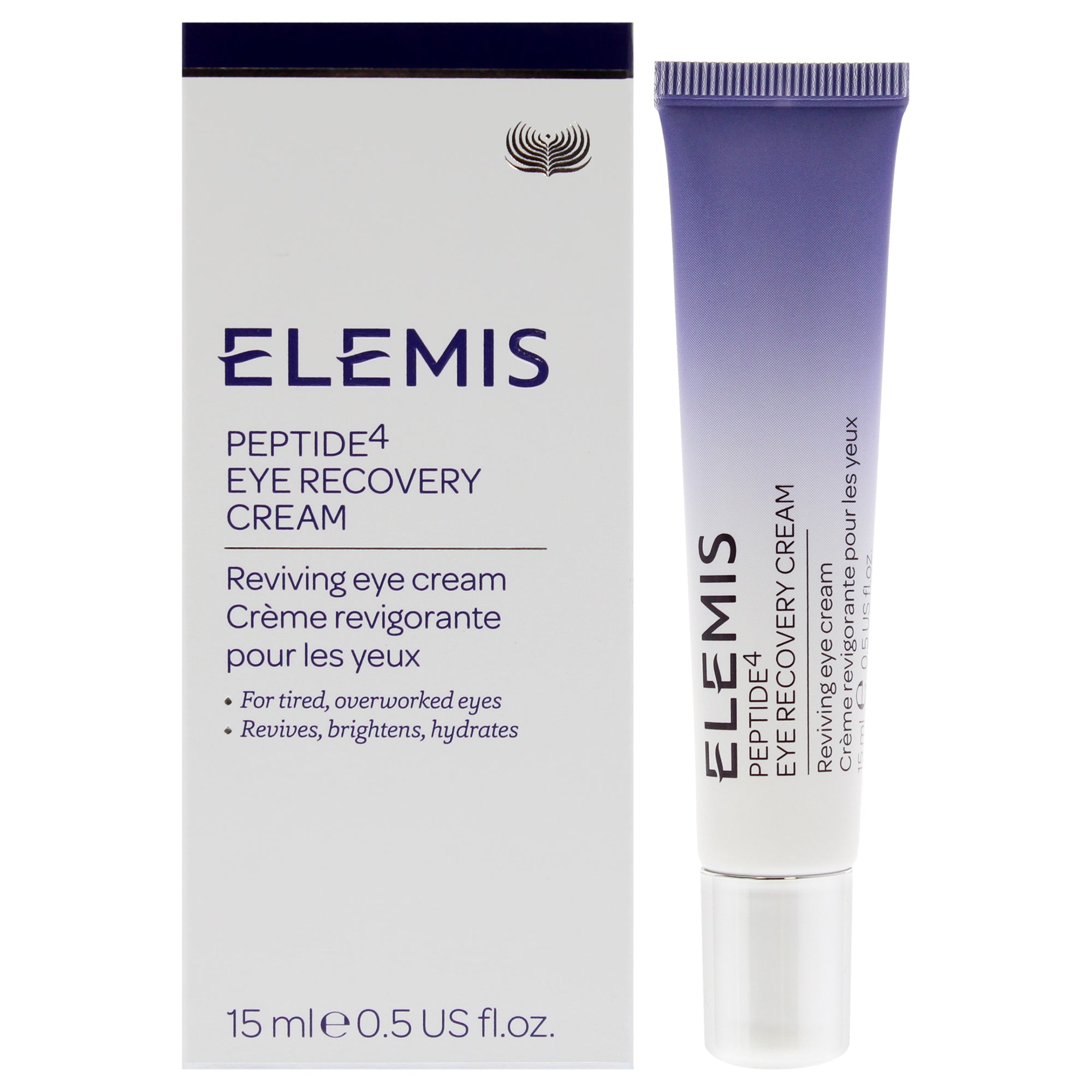 Peptide4 Eye Recovery Cream by Elemis for Unisex - 0.5 oz Cream