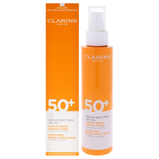 Sunscreen Body Lotion Spray SPF 50 Plus 5 oz Sunscreen
