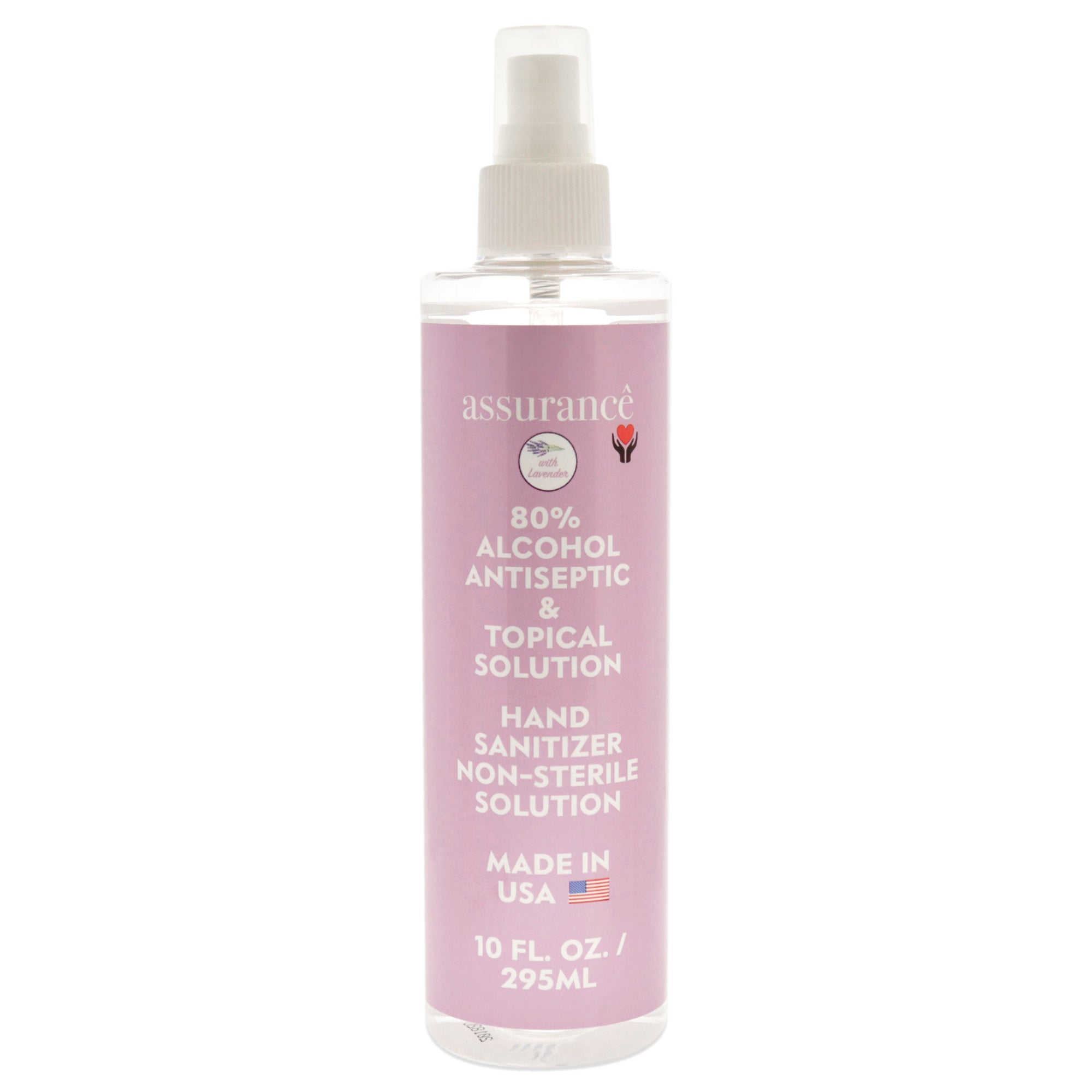 Hand Sanitizer Non-Sterile Solution - Lavender by Assurance for Unisex - 10 oz Hand Sanitizer