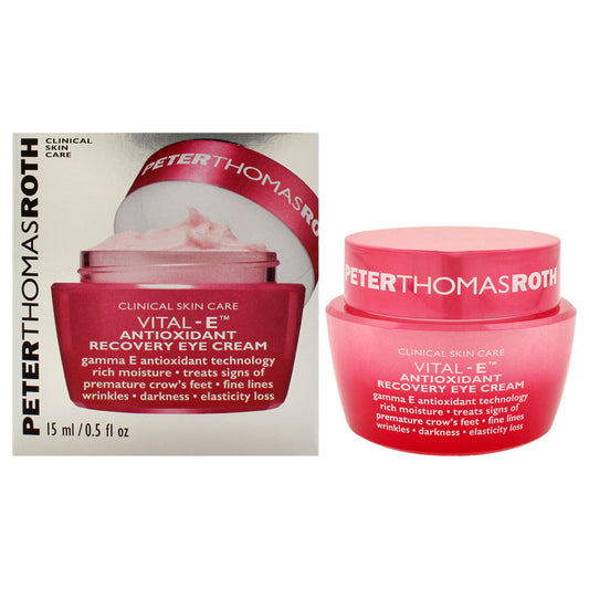 Vital-E Antioxidant Recovery Eye Cream by Peter Thomas Roth for Unisex - 0.5 oz Cream
