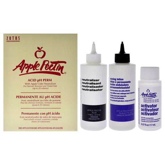 Apple Pectin Acid pH Perm by Lamaur for Women - 1 Application Treatment
