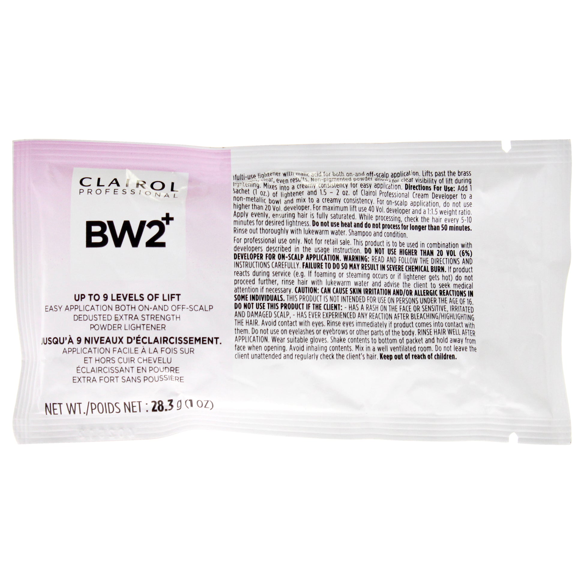 Basic White 2 Plus Powder Lightener by Clairol for Unisex - 1 oz Lightener