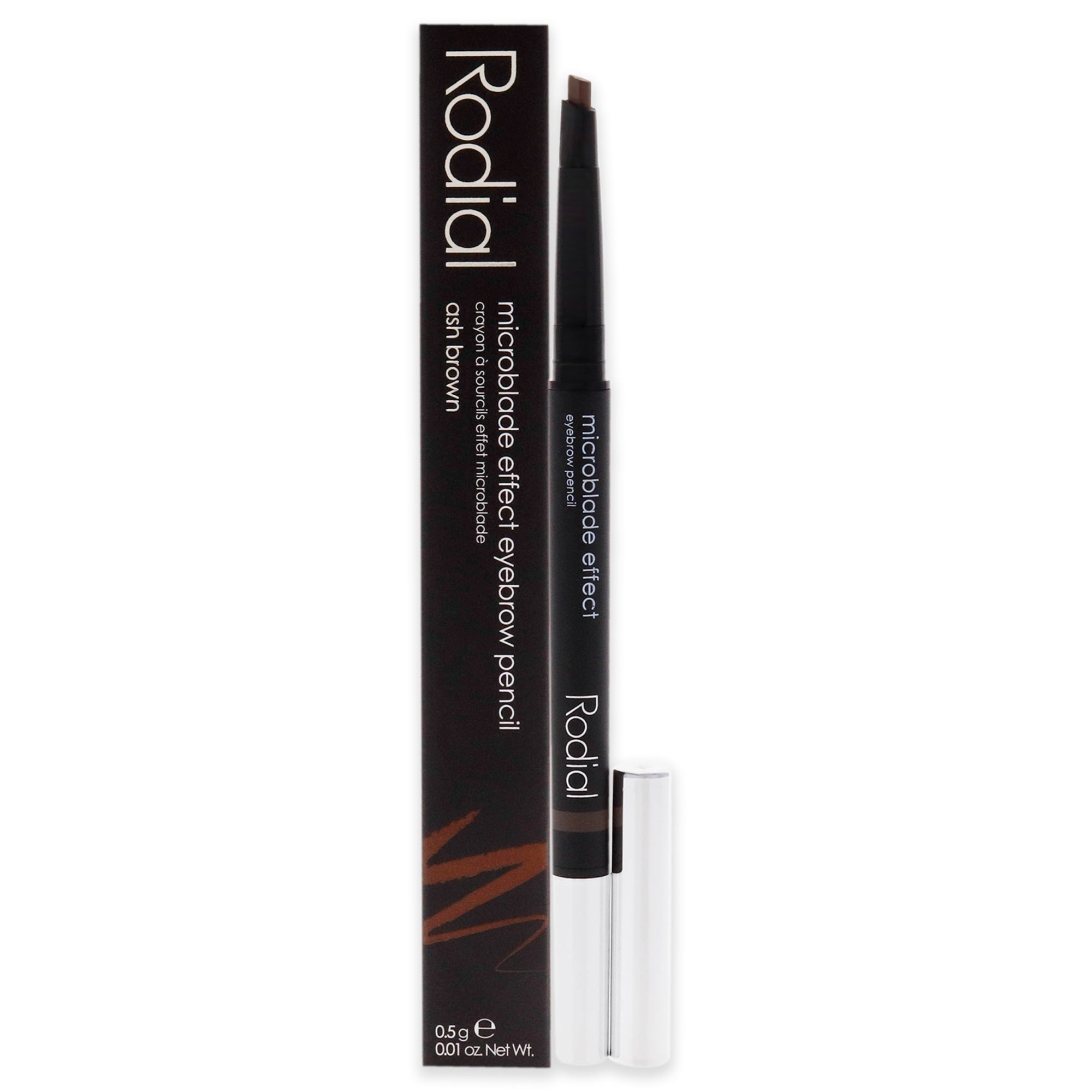 Microblade Effect Eyebrow Pencil - Ash Brown by Rodial for Women - 0.01 oz Eyebrow