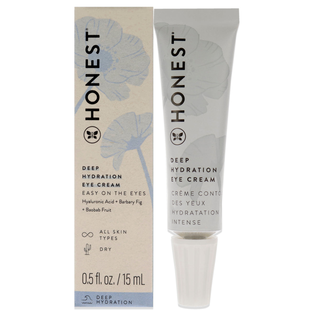 Deep Hydration Eye Cream by Honest for Women - 0.5 oz Cream