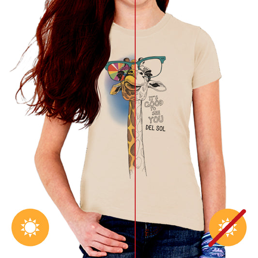 Kids Crew Tee - Good to See You - Beige by DelSol for Kids - 1 Pc T-Shirt (YL)