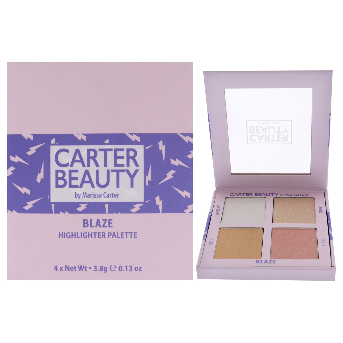 Highlighter Palette - Blaze by Carter Beauty for Women - 0.52 oz Highlighter