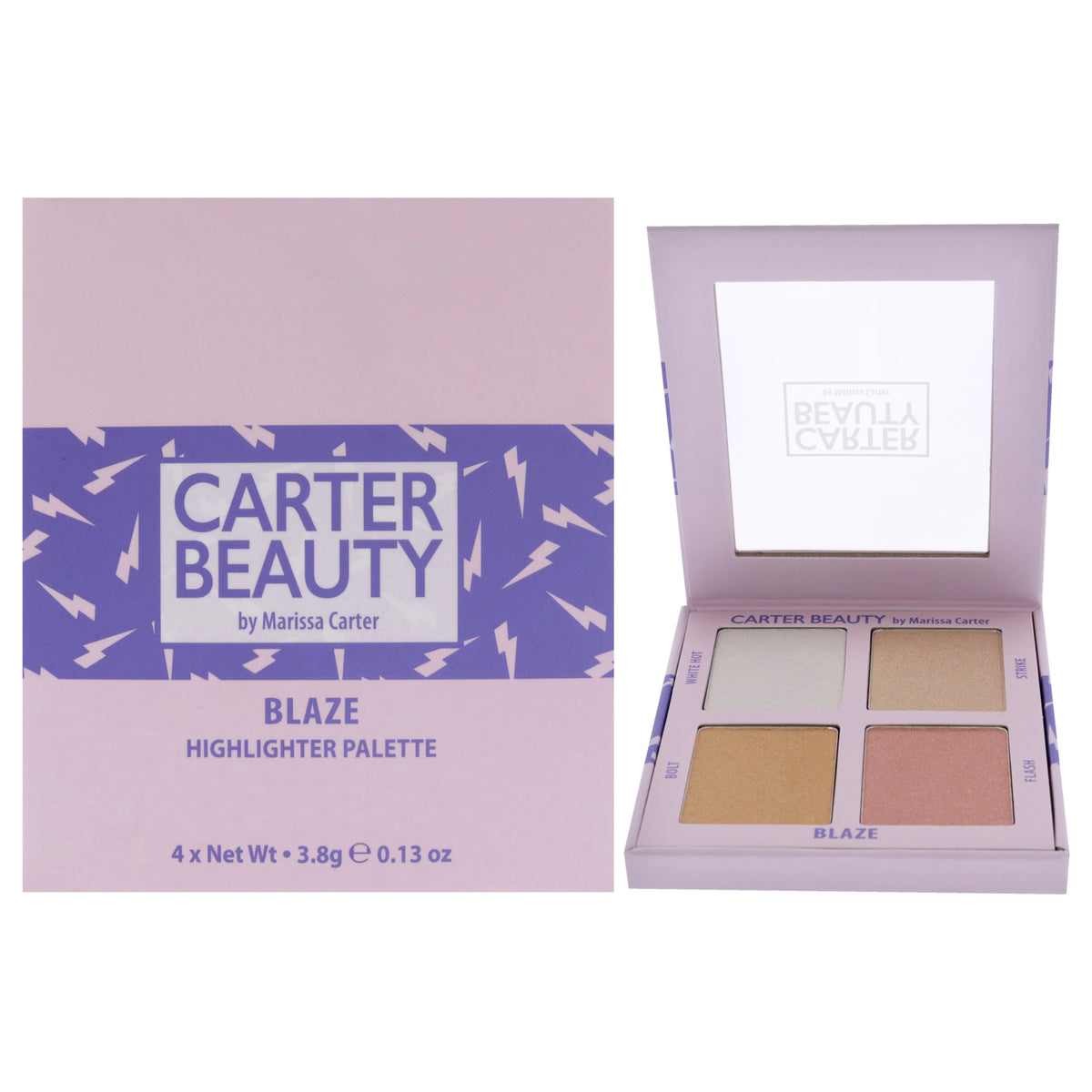 Highlighter Palette - Blaze by Carter Beauty for Women - 0.52 oz Highlighter