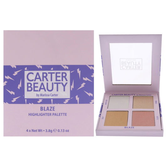 Highlighter Palette - Blaze by Carter Beauty for Women - 0.52 oz Highlighter