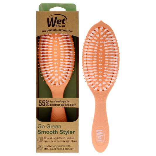 Go Green Oil Infused Shine Brush - Coconut Oil 1 Pc Hair Brush