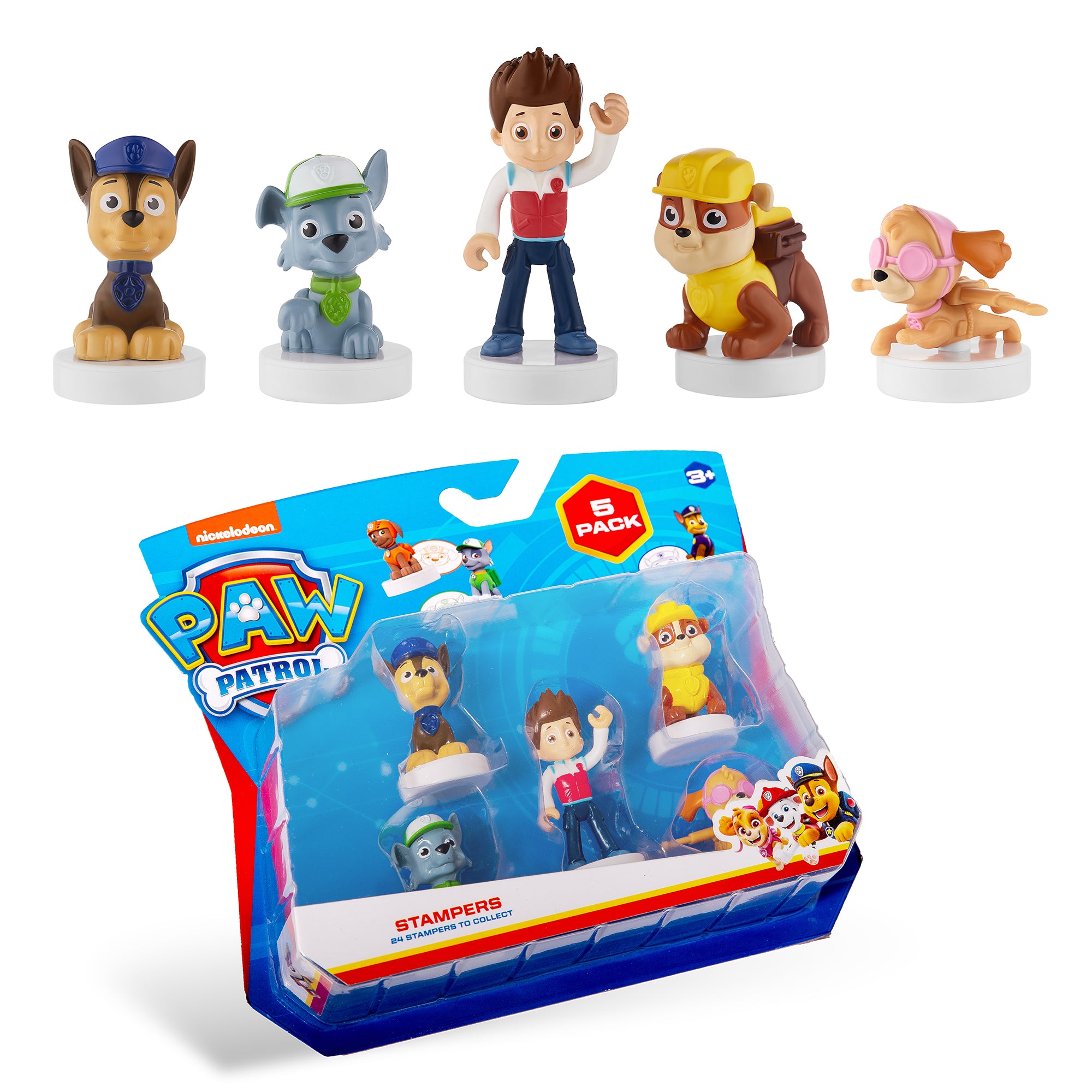 Paw Patrol Stampers Blister - 5 (S1) - A by PMI for Kids - 5 Pc Stampers