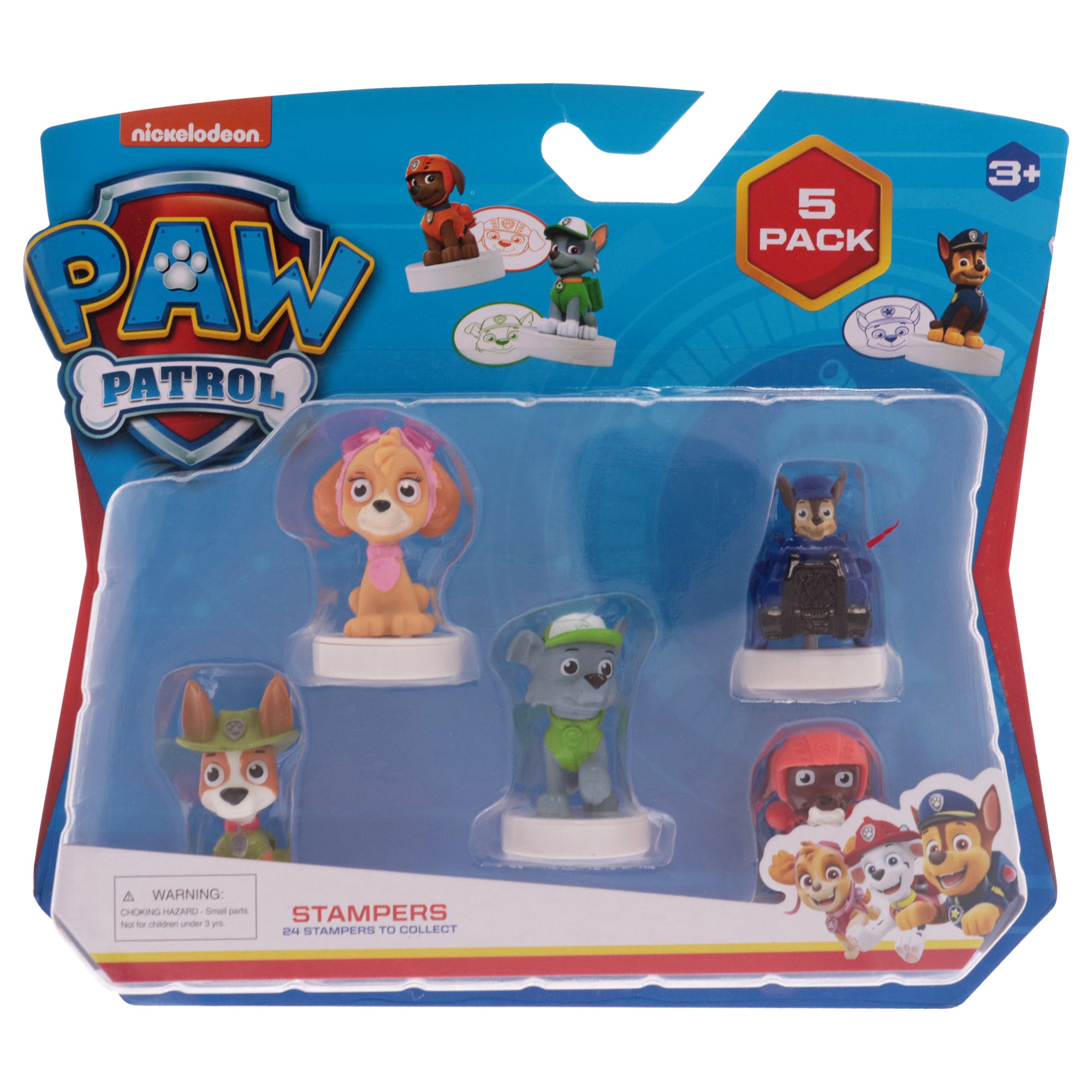 Paw Patrol Stampers Blister - (S1) - C by PMI for Kids - 5 Pc Stampers