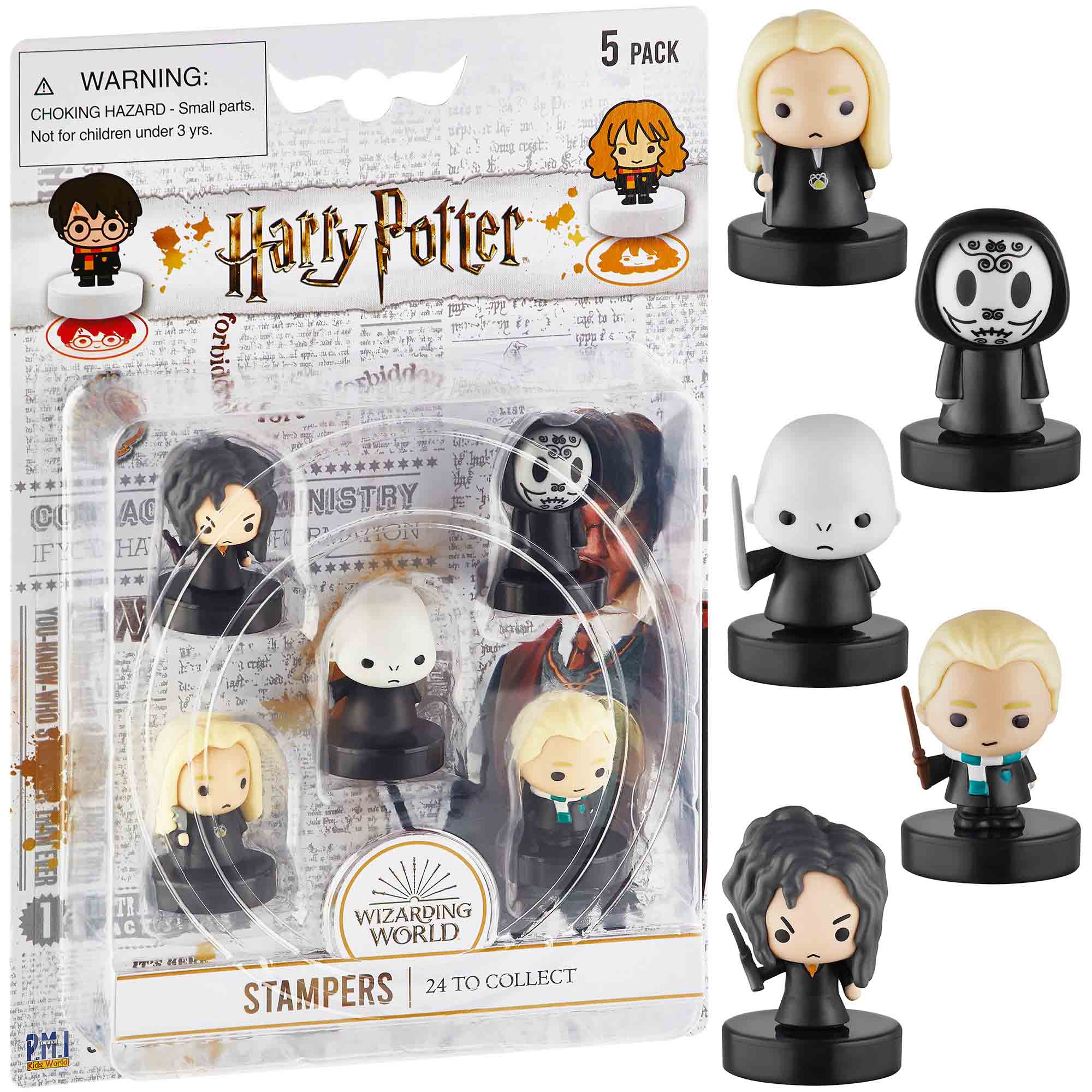 Harry Potter Stampers Blister - 5 (S1) - B by PMI for Kids - 5 Pc Stampers