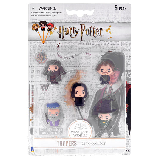 Harry Potter Pencil Toppers Blister - 5 (S1) - C by PMI for Kids - 5 Pc Topper