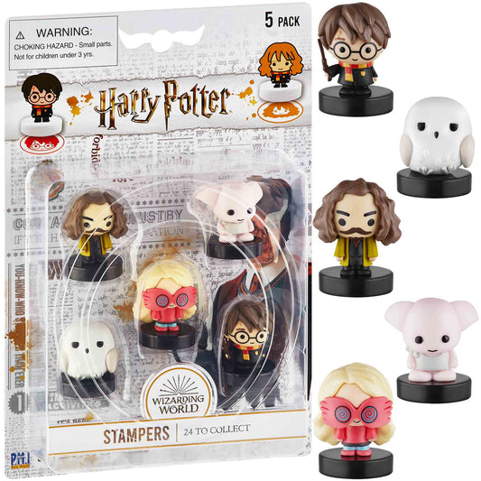 Harry Potter Stampers Blister - 5 (S1) - E by PMI for Kids - 5 Pc Stampers