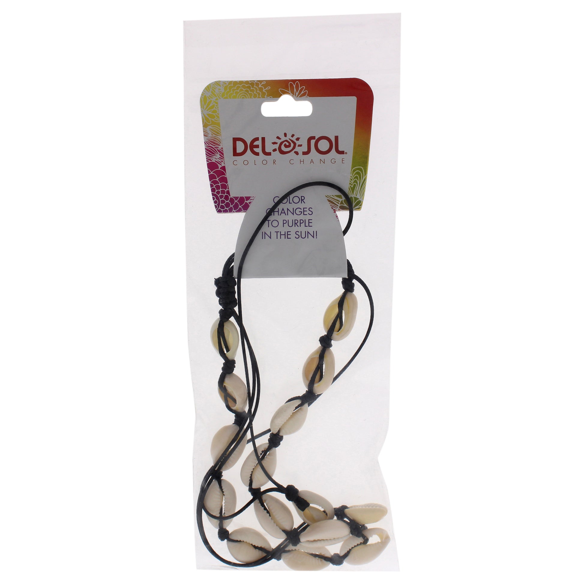 Color-Changing Necklace - Purple Cowrie by DelSol for Women - 1 Pc Necklace