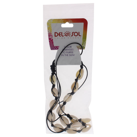 Color-Changing Necklace - Purple Cowrie by DelSol for Women - 1 Pc Necklace