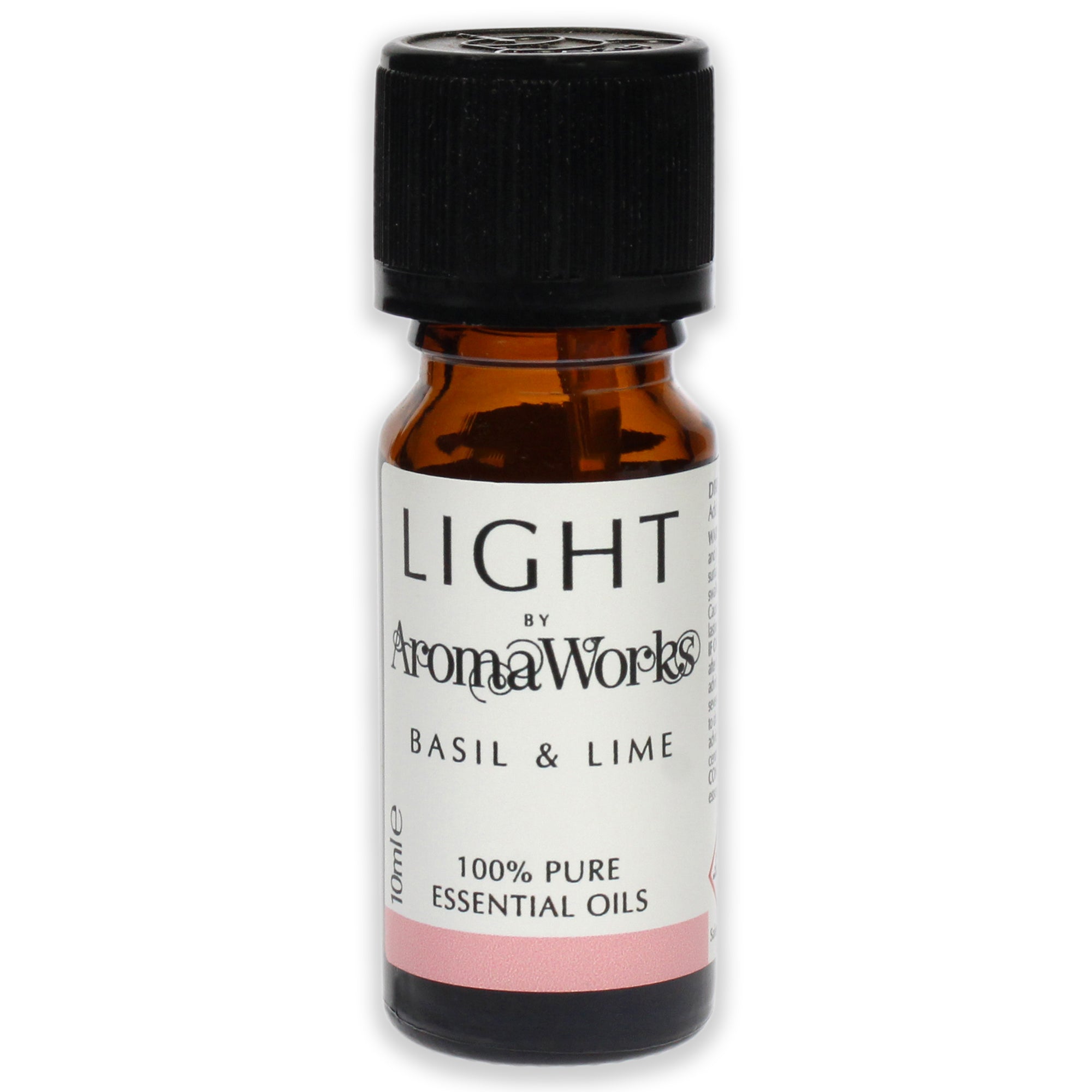 Light Essential Oil - Basil and Lime by Aromaworks for Unisex - 0.33 oz Oil