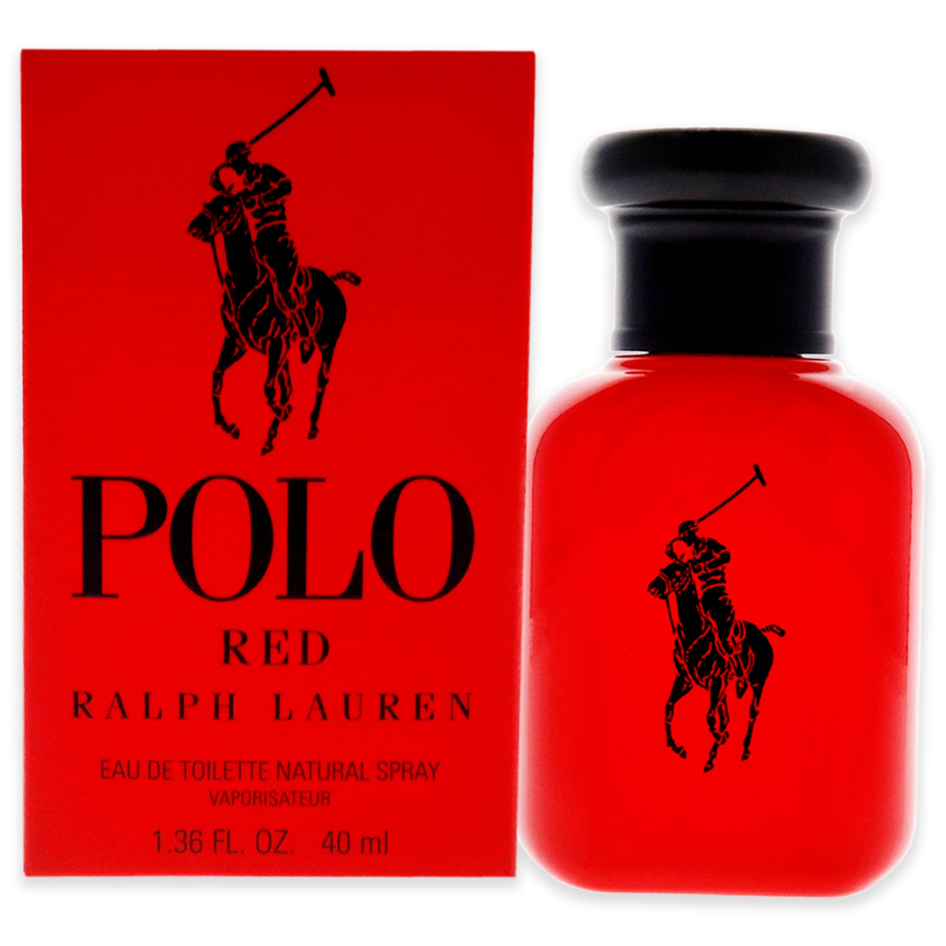 Polo Red by Ralph Lauren for Men - 1.36 oz EDT Spray (Refillable)