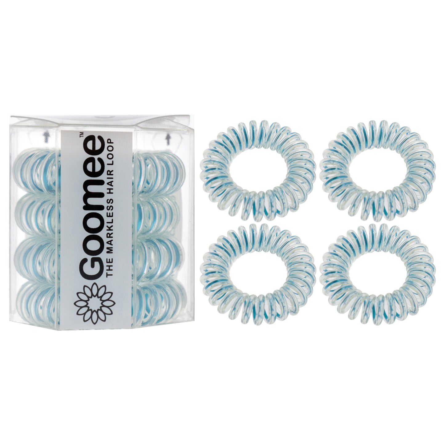 The Markless Hair Loop Set - 8 Crazy Nights by Goomee for Women - 4 Pc Hair Tie