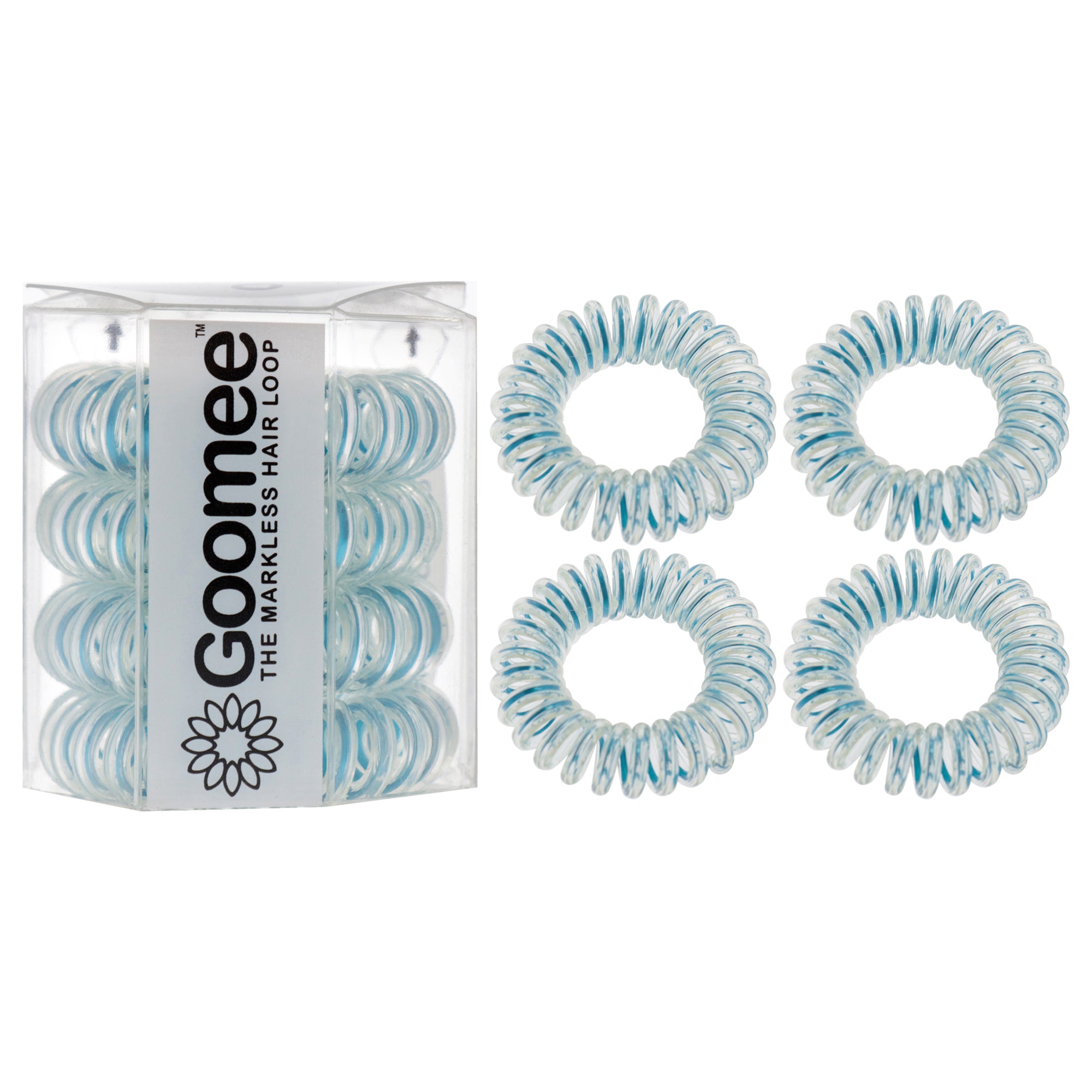 The Markless Hair Loop Set - 8 Crazy Nights by Goomee for Women - 4 Pc Hair Tie