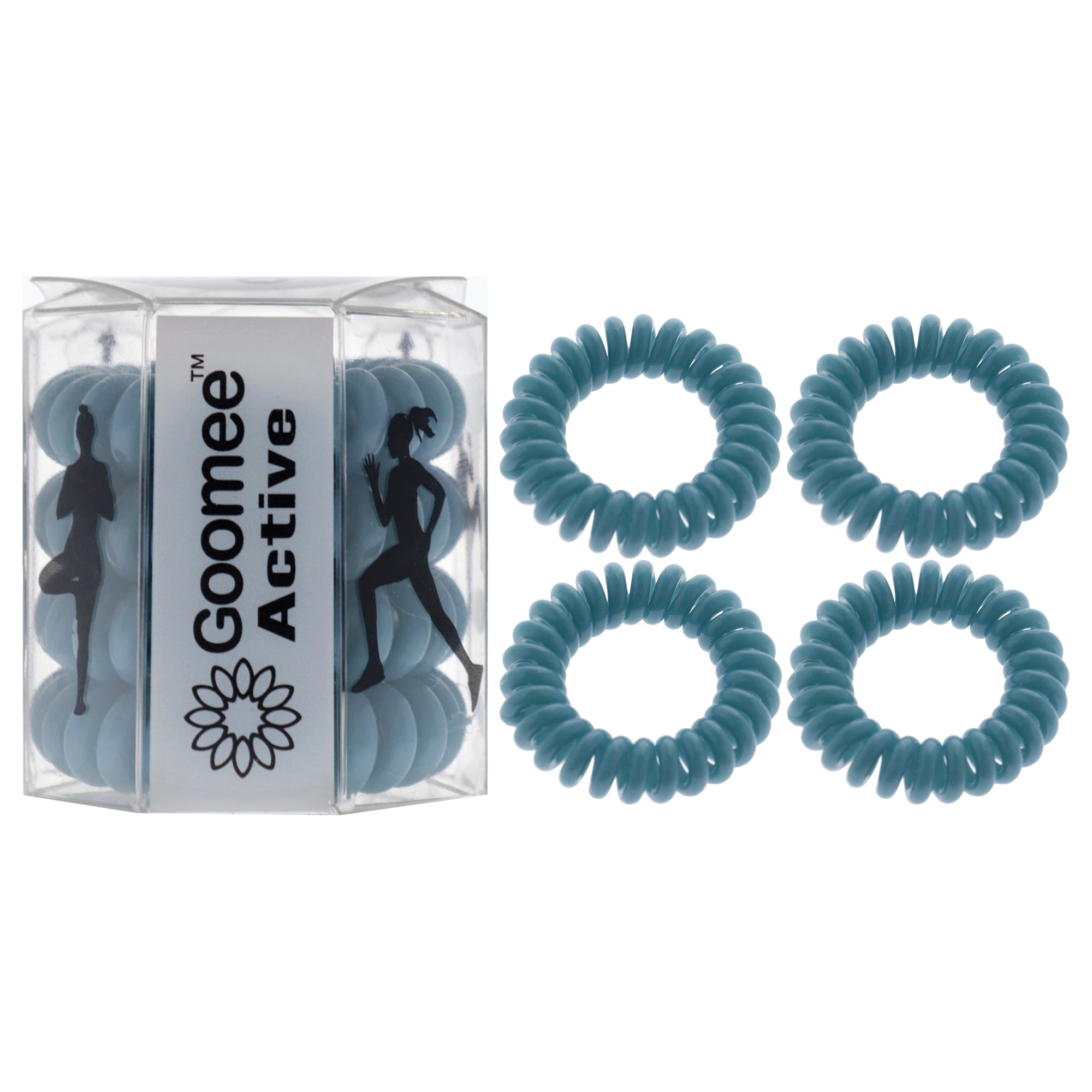 Active The Markless Hair Loop Set - Olympic Waters by Goomee for Women - 4 Pc Hair Tie