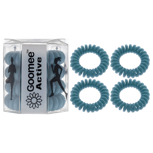 Active The Markless Hair Loop Set - Olympic Waters by Goomee for Women - 4 Pc Hair Tie